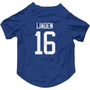 Trevor Linden Vancouver Canucks  Dog & Cat Pet Jersey - Blue