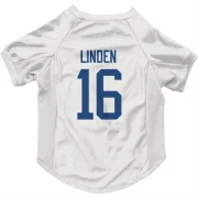 Trevor Linden Vancouver Canucks  Dog & Cat Pet Jersey - White