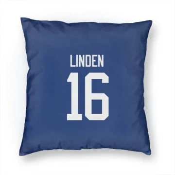 Trevor Linden Vancouver Canucks  Pillow Cover (18 X 18) - Blue