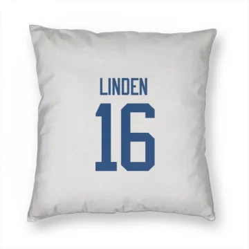 Trevor Linden Vancouver Canucks  Pillow Cover (18 X 18) - White