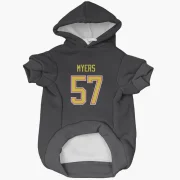 Tyler Myers Vancouver Canucks  Dog & Cat Pet Hoodie - Black