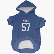 Tyler Myers Vancouver Canucks  Dog & Cat Pet Hoodie - Blue