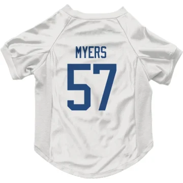 Tyler Myers Vancouver Canucks  Dog & Cat Pet Jersey - White