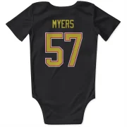 Tyler Myers Vancouver Canucks  Infant & Newborn Bodysuit  - Black