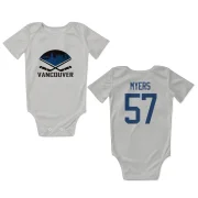 Tyler Myers Vancouver Canucks  Infant & Newborn Bodysuit  - White