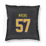 Tyler Myers Vancouver Canucks  Pillow Cover (18 X 18) - Black