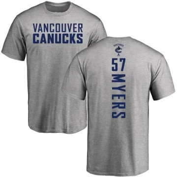 Tyler Myers Men's Vancouver Canucks Branded Backer T-Shirt - Ash