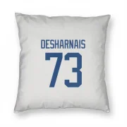 Vincent Desharnais Vancouver Canucks  Pillow Cover (18 X 18) - White